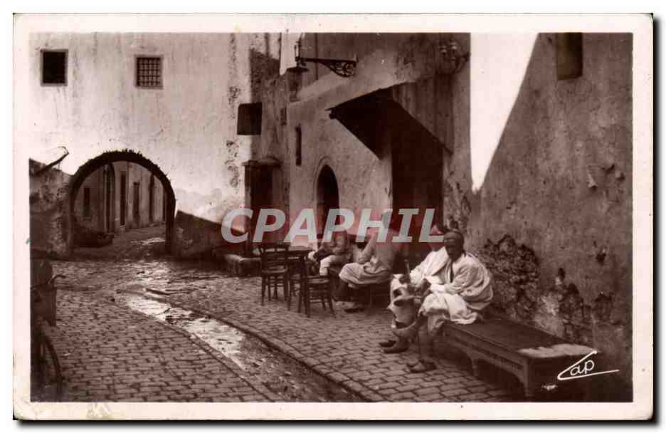 Tunisie Bizerte CPA Rue Bab Djedid