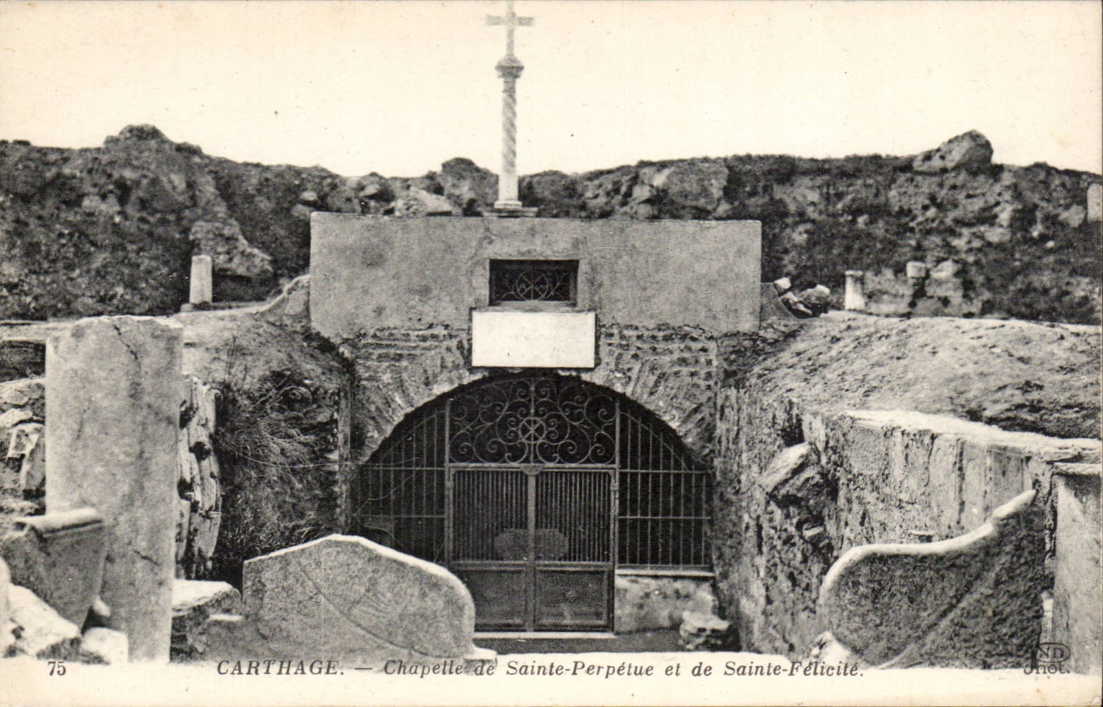 Tunisie CPA Carthage Chapelle de Sainte Perpetue et de Sainte FElicite