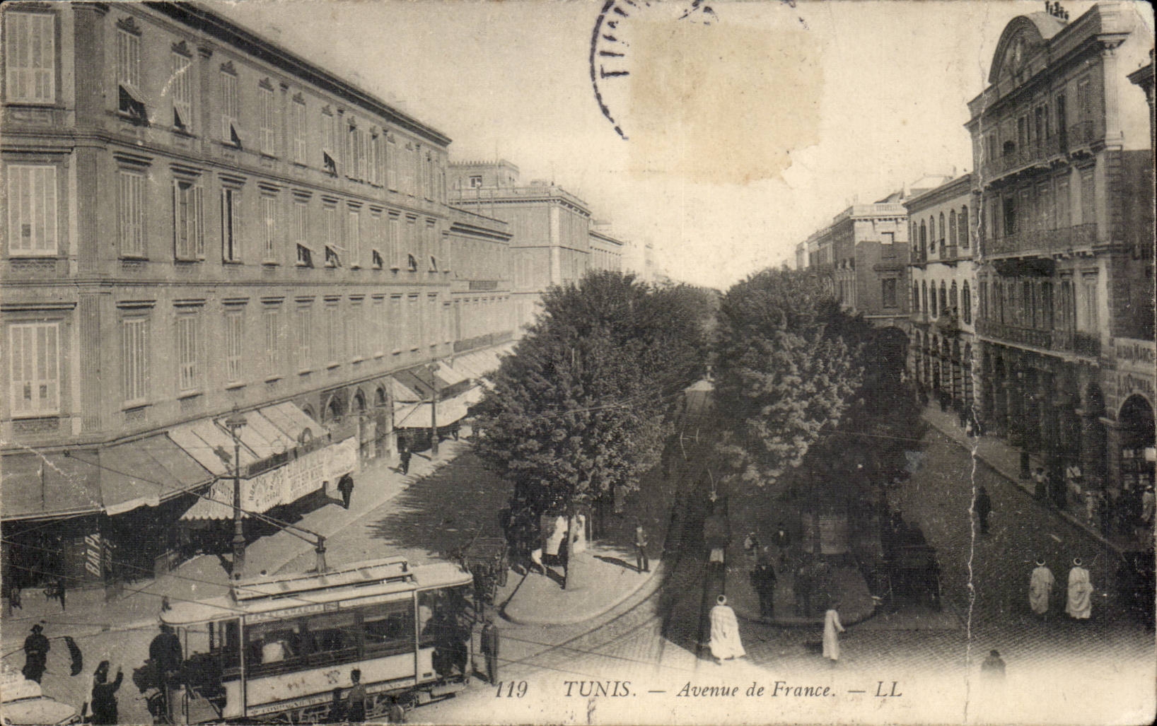 Tunisie CPA Tunis Avenue de France