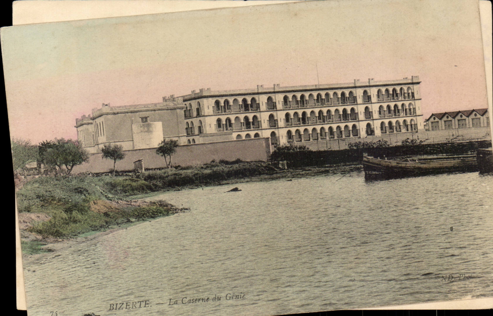 Tunisie CPA Bizerte La casene du genie