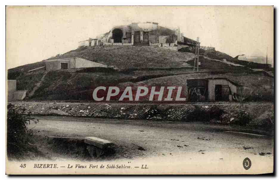 Tunisie CPA Bizerte Le vieux fort du Sidi Sablem