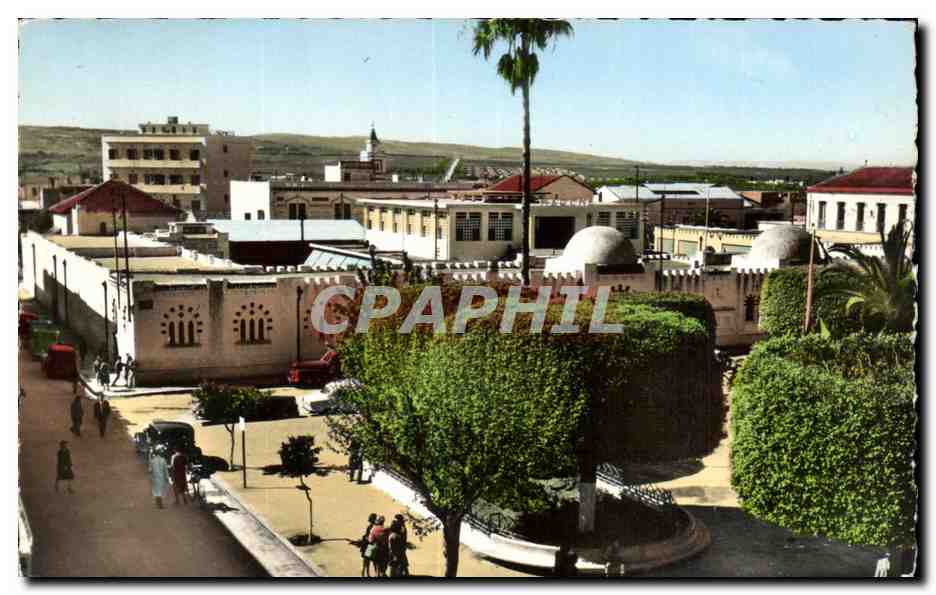 Tunisie CPM Menzel Bourguibah Place de la liberation le marche