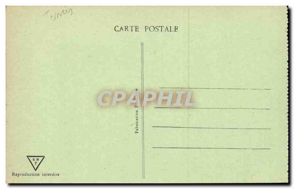 Tunisie CPA Tunis Femmes arabes — Verso