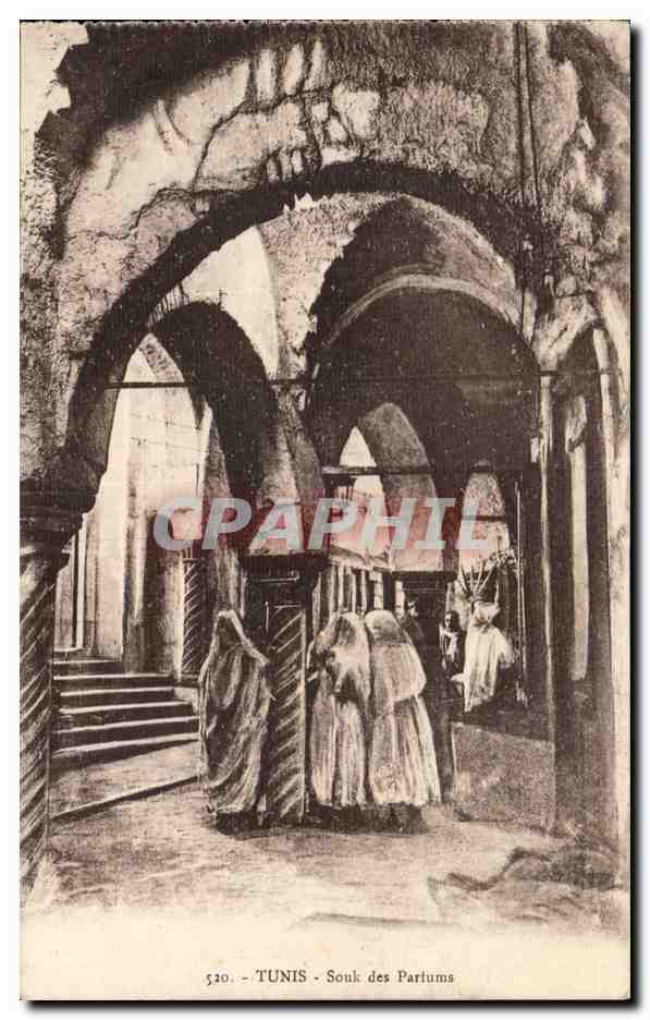 Tunisie CPA Tunis Souk des parfums (femmes)