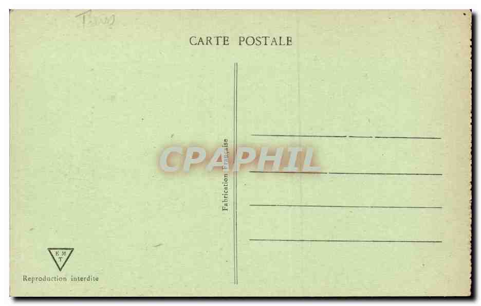 Tunisie CPA Tunis CAfe du casino — Verso