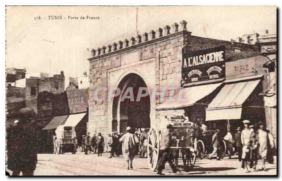 Tunisie CPA Tunis Porte de France