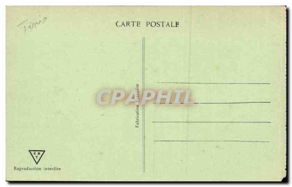 Tunisie CPA Tunis Porte de France — Verso