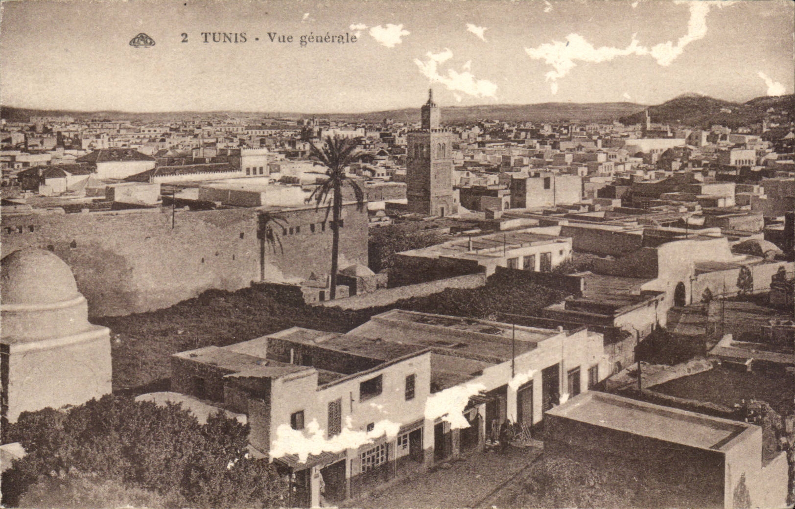 Tunisie CPA Tunis Vue generale