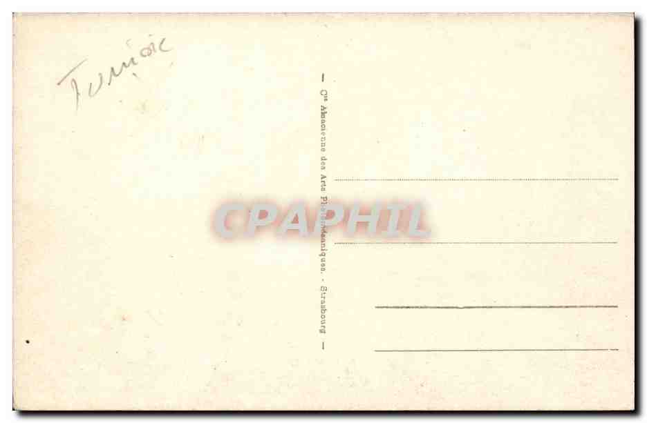 Tunisie CPA Tunis Vue generale — Back