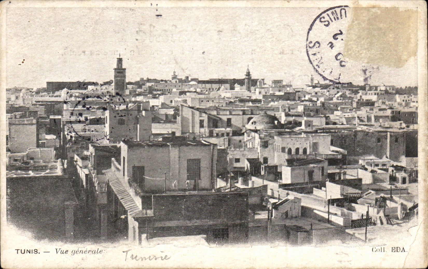 Tunisie CPA Tunis Vue generale