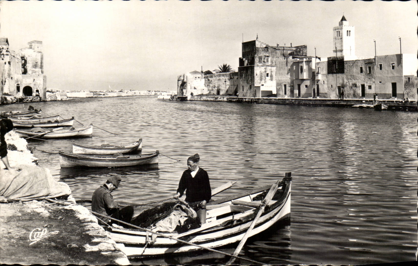 Tunisie CPA Bizerte Le vieux port