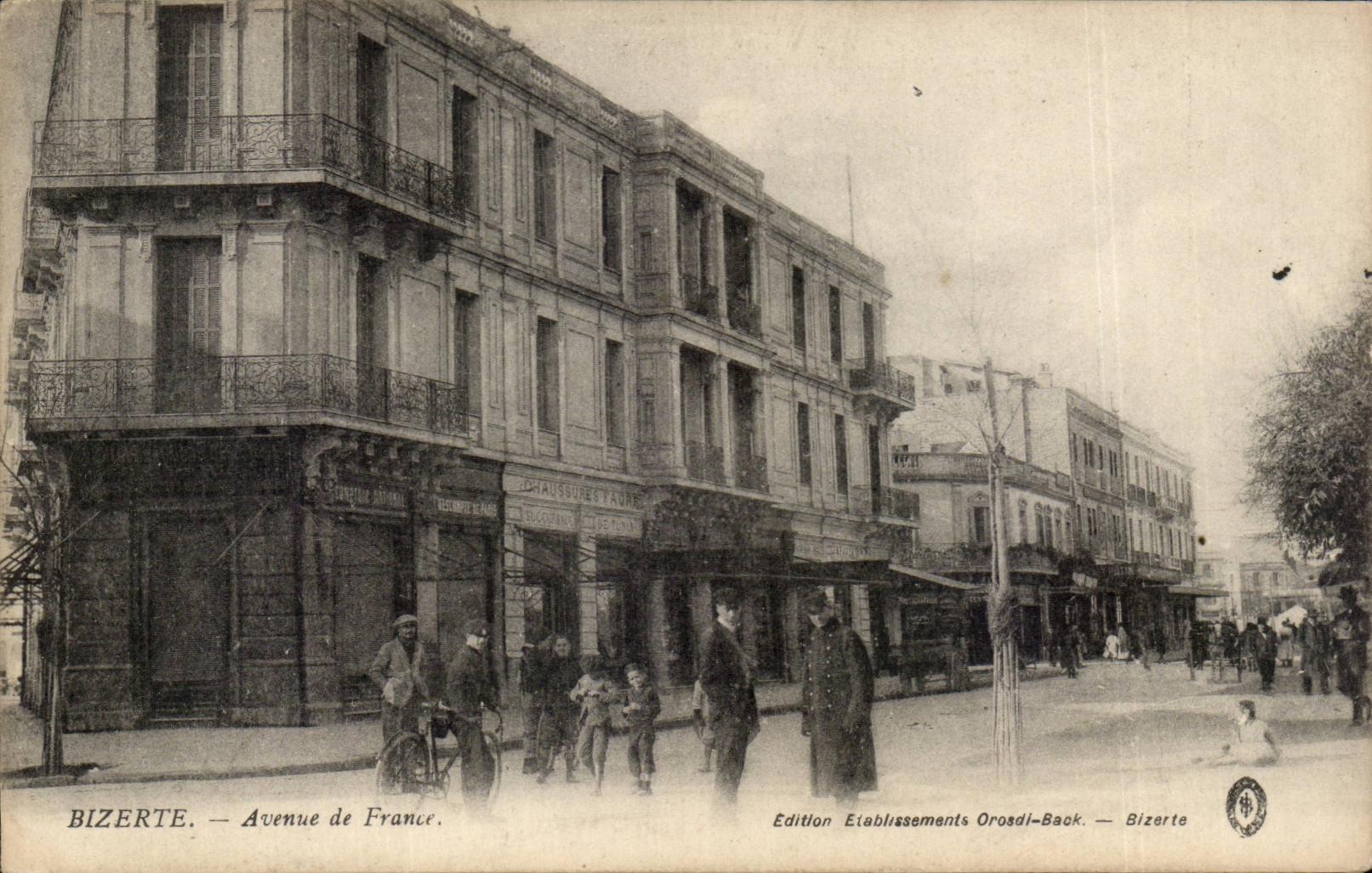 Tunisie CPA Bizerte Avenue de France