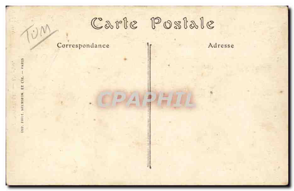 Tunisie CPA Ferryville l'eglise — Rückseite