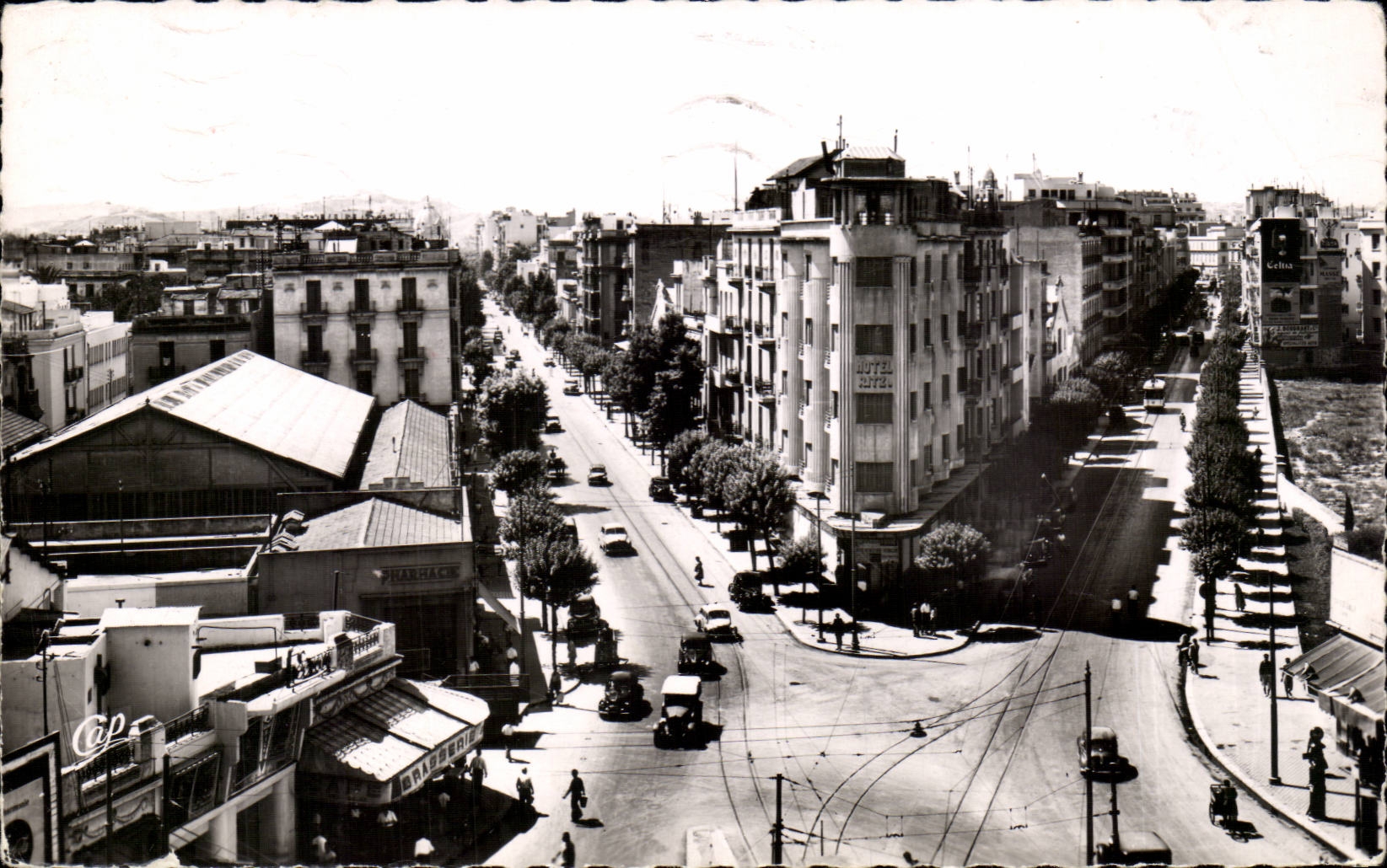 Tunisie CPA Tunis Place Anatole France