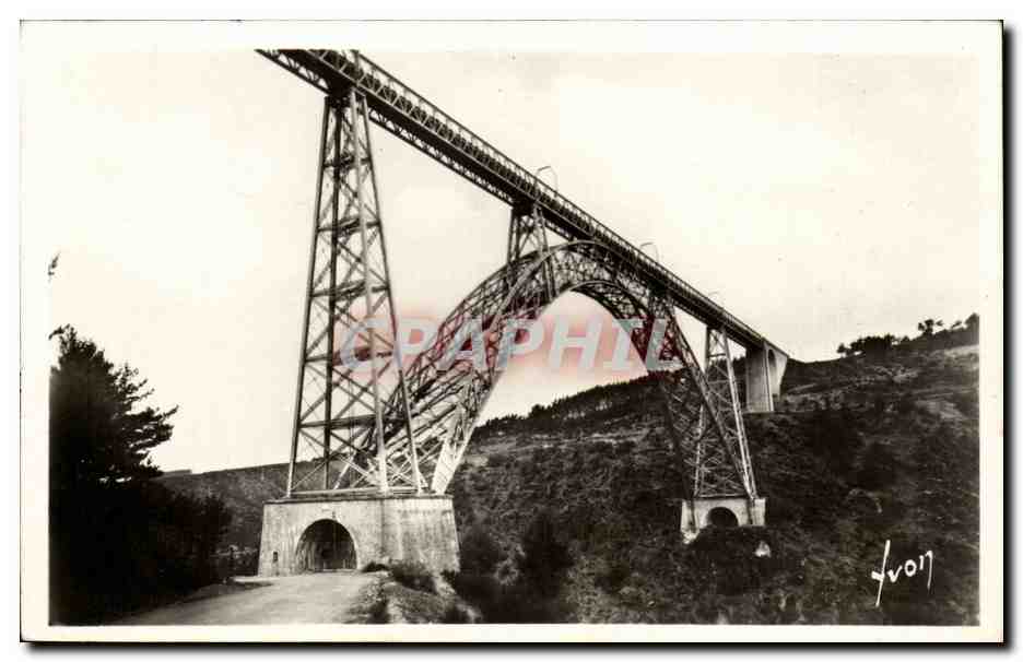 Environs de Saint Flour CPA Viaduc du garabit 