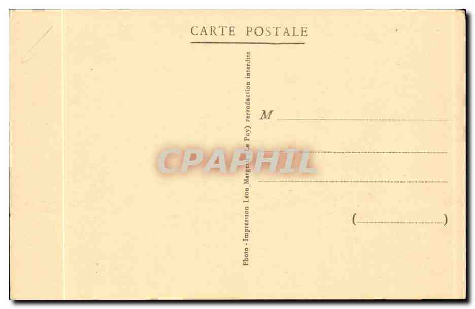CPA Chaudesaigues Chapelle des penitents Retable de l'autel — Verso