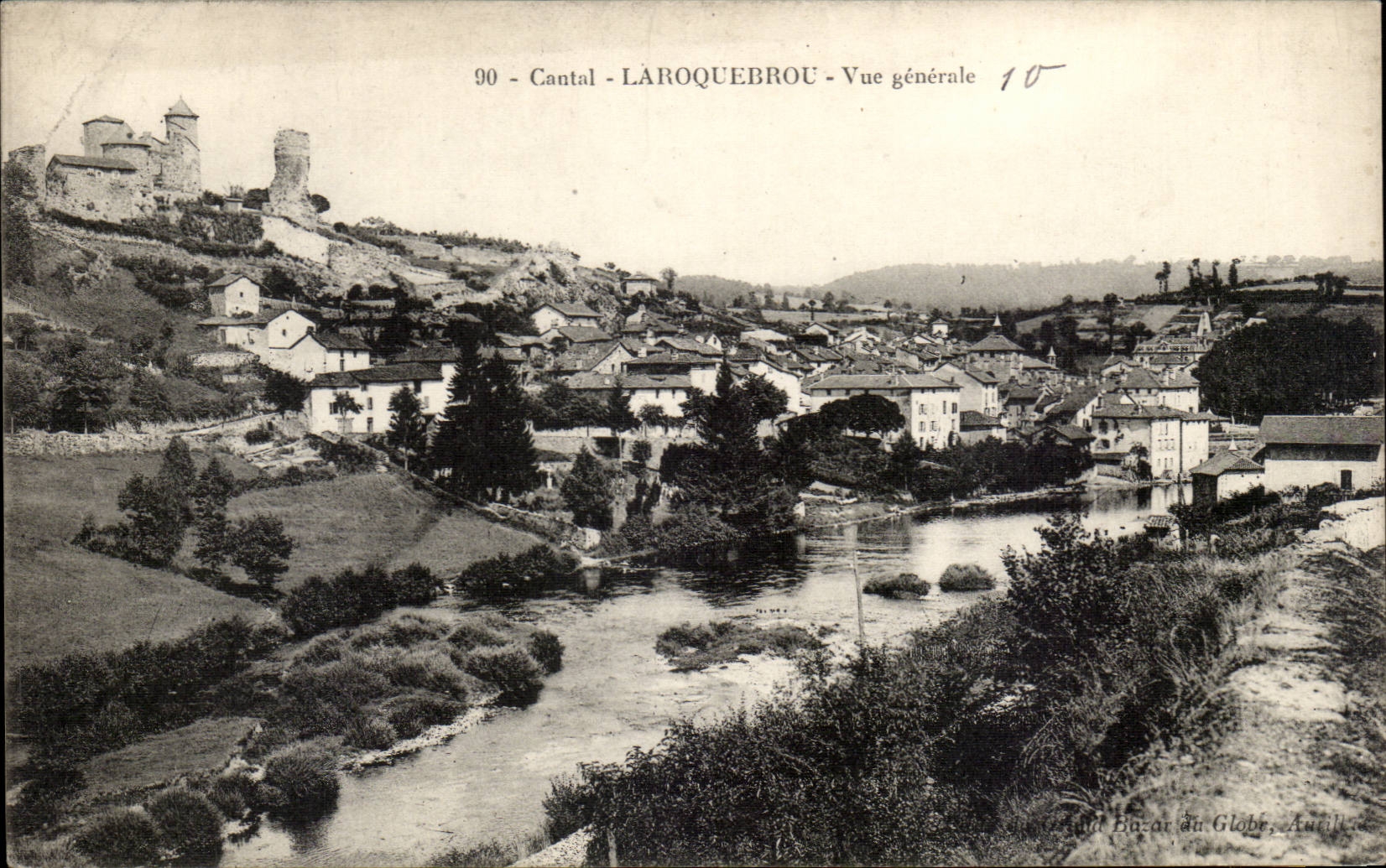 CPA Cantal Laroquebrou Vue generale