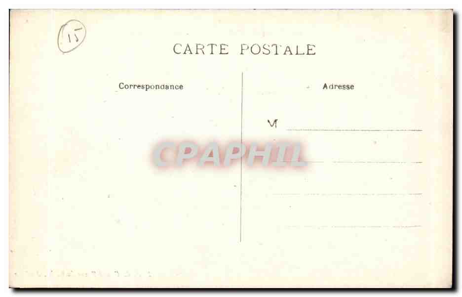 CPA Cantal Laroquebrou Vue generale — Verso