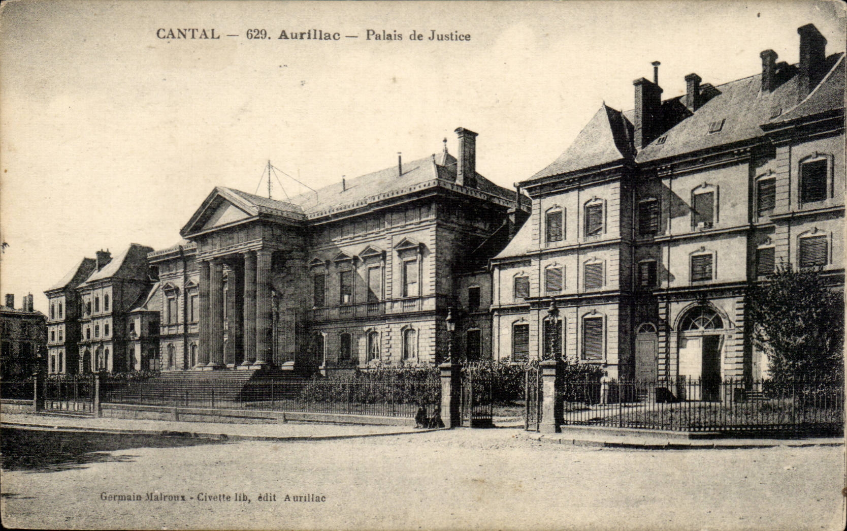 CPA Cantal Aurillac Palais de justice