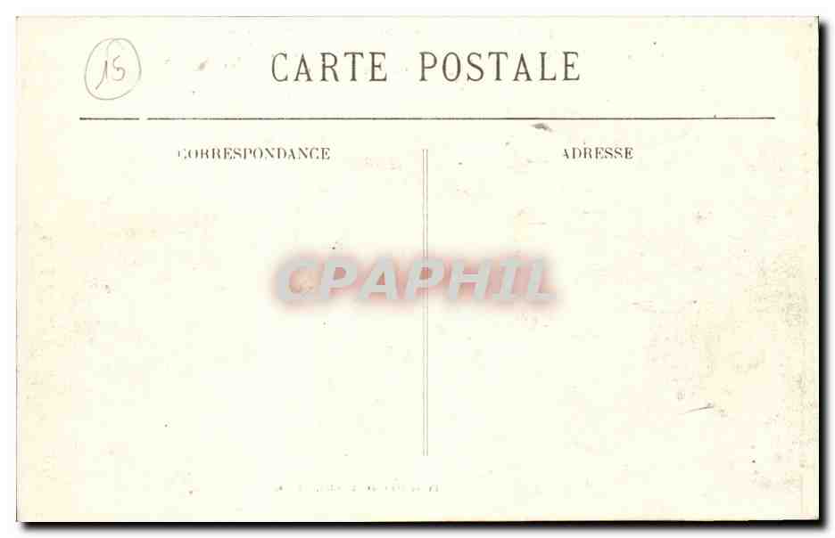 Auvergne CPa Une vacherie au Puy Mary — Verso