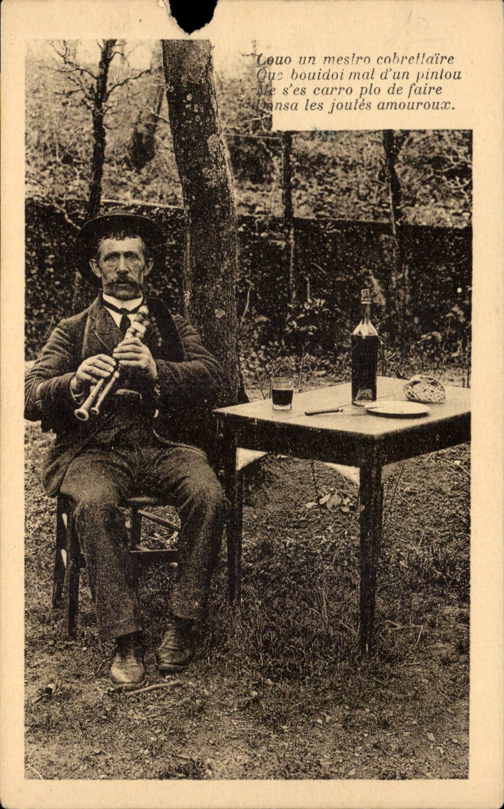 Musiker im Wald — Gedicht auf Okzitanisch — Éditions Aurilliac