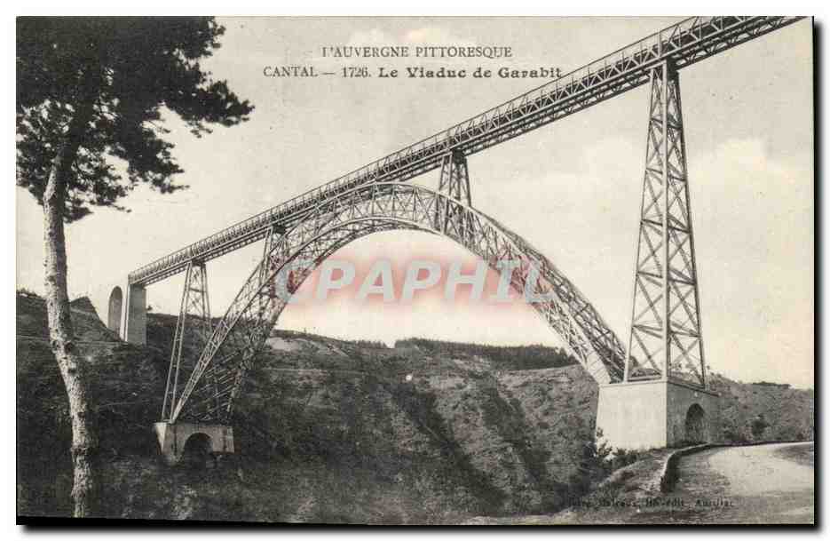 Cantal CPA Le viaduc de Garabit