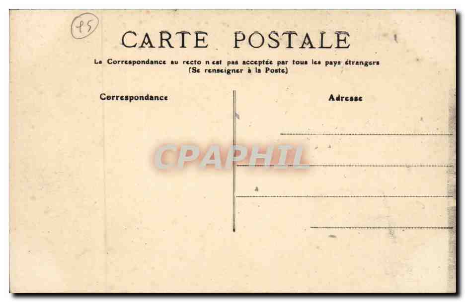 CPA L'auvergne Laroquebrou Vue prise de l'Est — Rückseite
