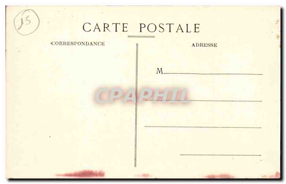 Auvergne CPA Cantal Le Lioran Entree du tunnel de la route et du chemin de fer — Rückseite