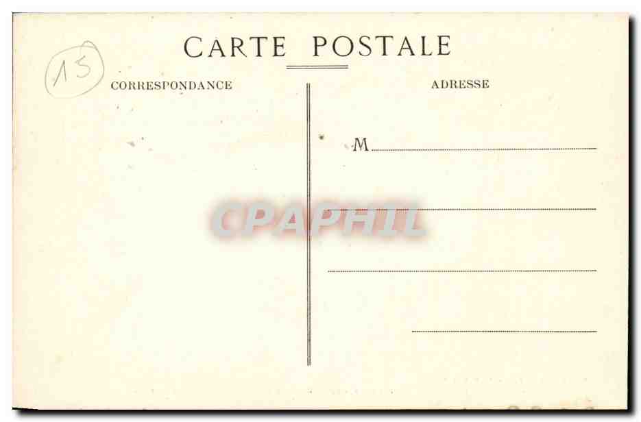 Auvergne Cantal CPA Vic sur Cere Kiosque de la source d'eau minerales — Rückseite