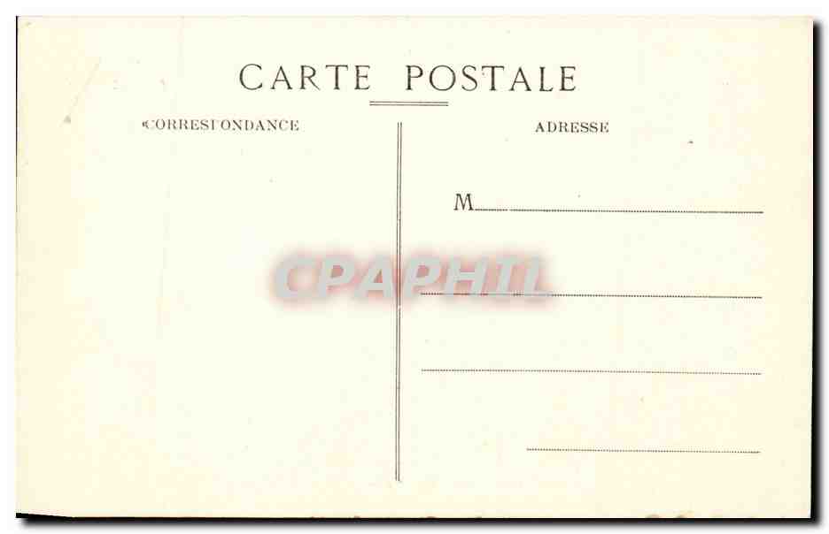 Auvergne Cantal CPA Vic sur Cere — Verso