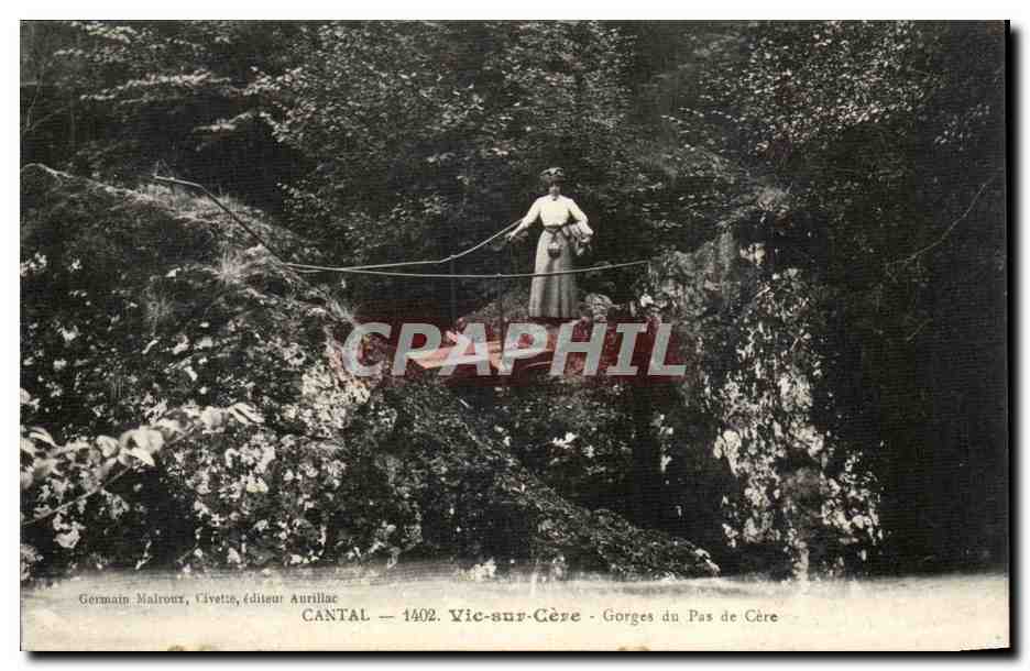 Auvergne Cantal CPA Vic sur CEre Gorges du pas de Cere