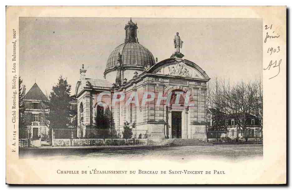 DAx CPA Chapelle de l'etablissement du berceau de Saint Vincent de Paul
