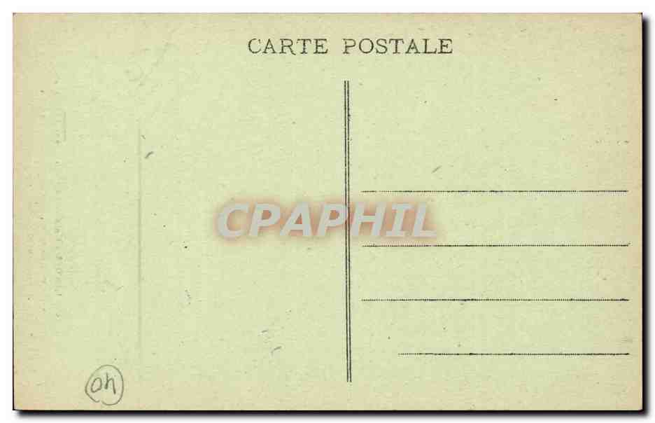 Landes CPA Un bieuil (bergers sur echasses moutons agriculture elevage) — Rückseite