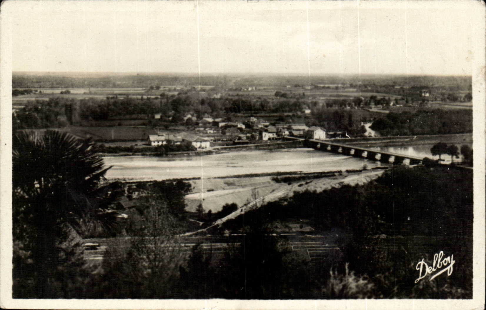 Saint Sever sur Adour CPM Vue panoramique et le pont pris de Morlanne