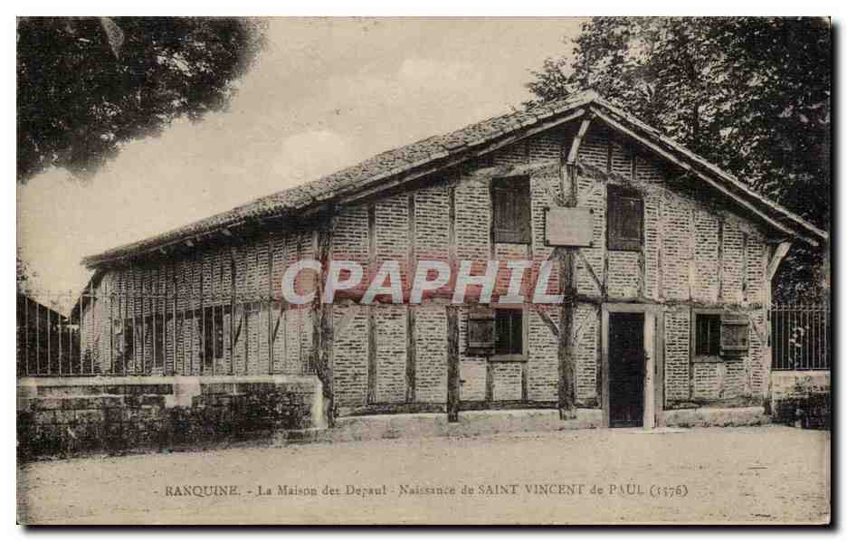 Ranquine CPA La maison des Depaul Naissance a Saint Vincent de Paul (1576)