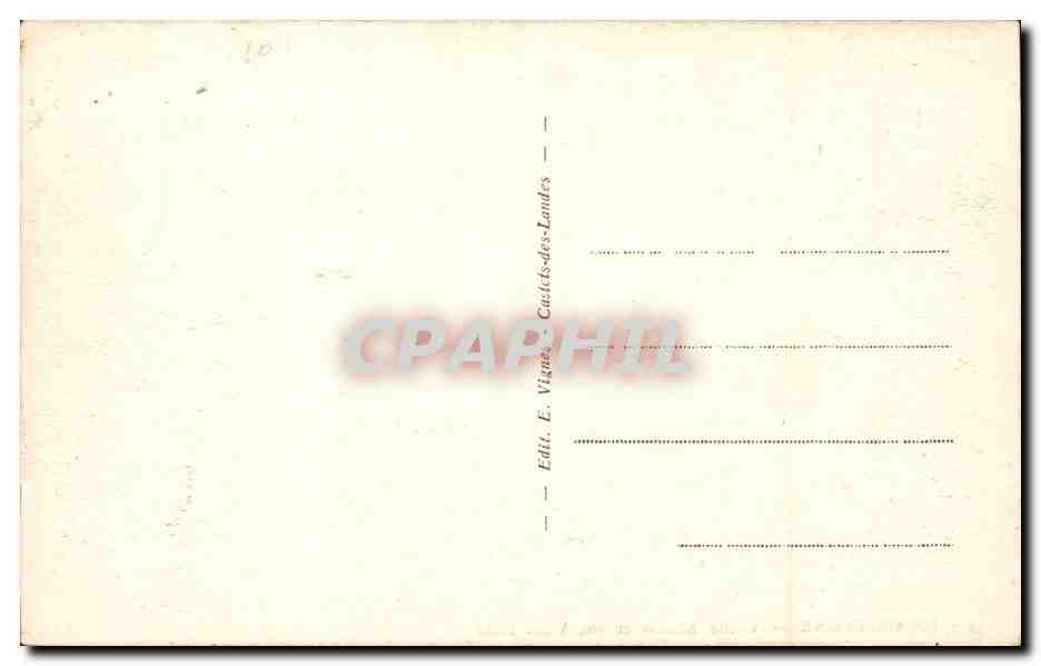 CPA En Gascogne Vieille maison et son vieux puits — Rückseite