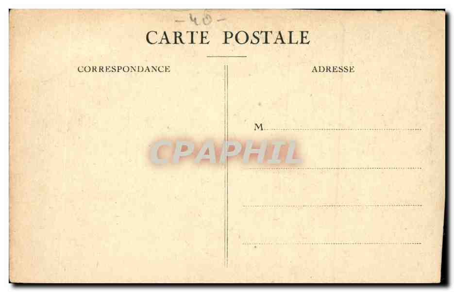 Landes CPA Un coin de ferme — Rückseite
