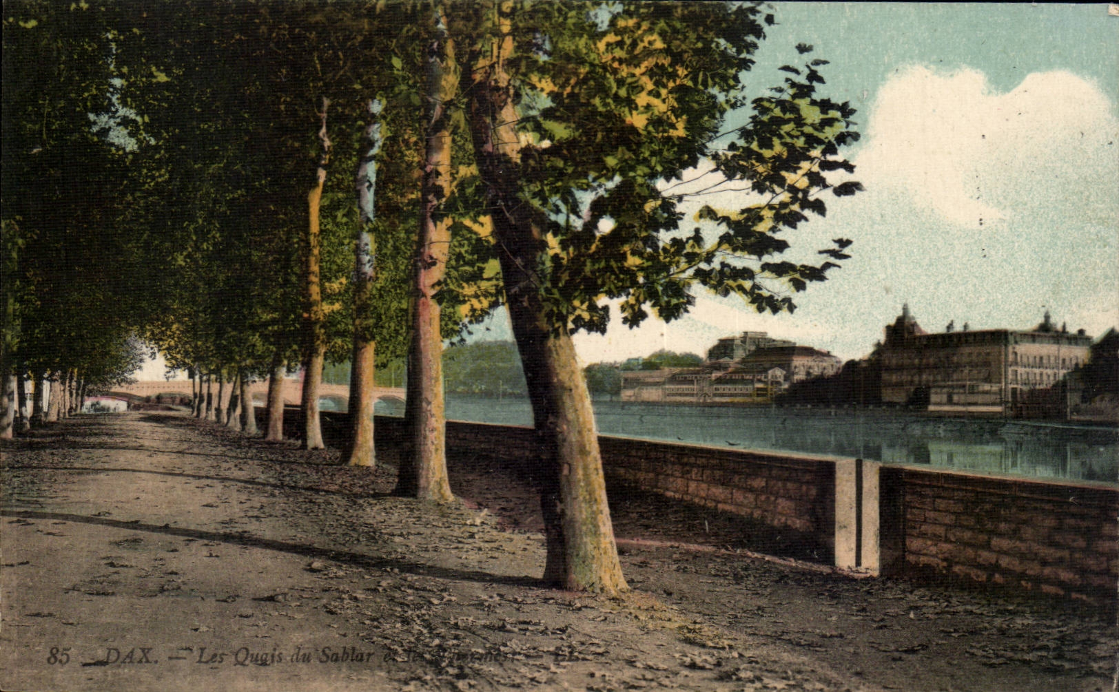 Dax — Les Quais du Sablar et du Dourdou — éditeur Imp. Léa fils, Paris