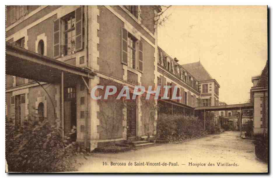 CPA Berceau de St Vincent de Paul Hospice des vieillards