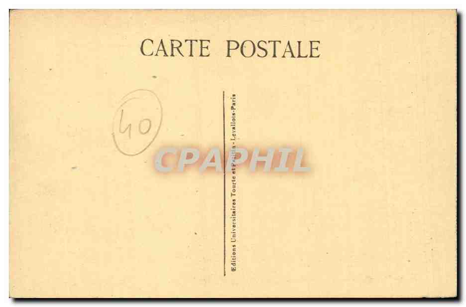CPA Berceau de St Vincent de Paul Le pont sur l'Adour — Rückseite