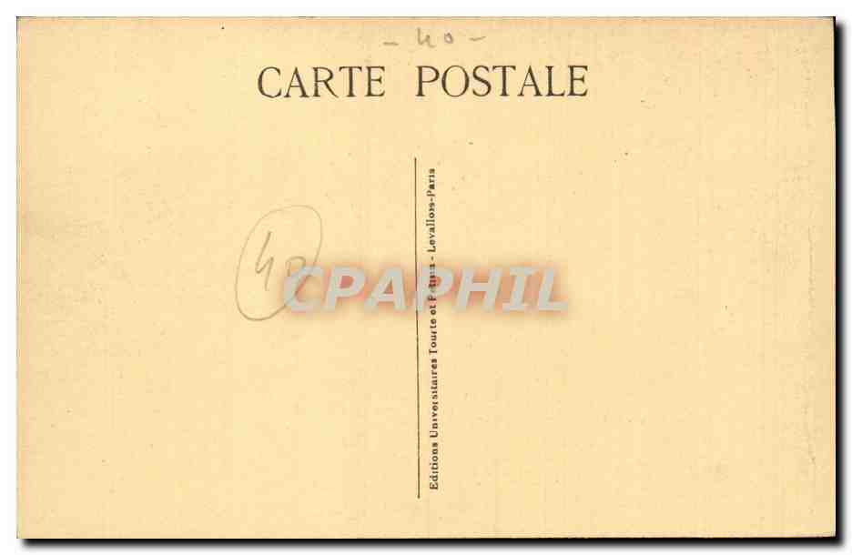 Berceau de St Vincent de Paul CPA L'ecole apostolique — Rückseite