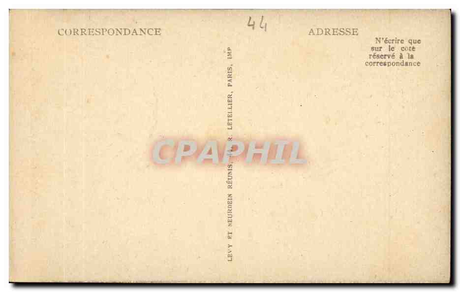 CPA Femme Pornic Coiffure de l'ancien temps (folklore coiffe costume) — Verso