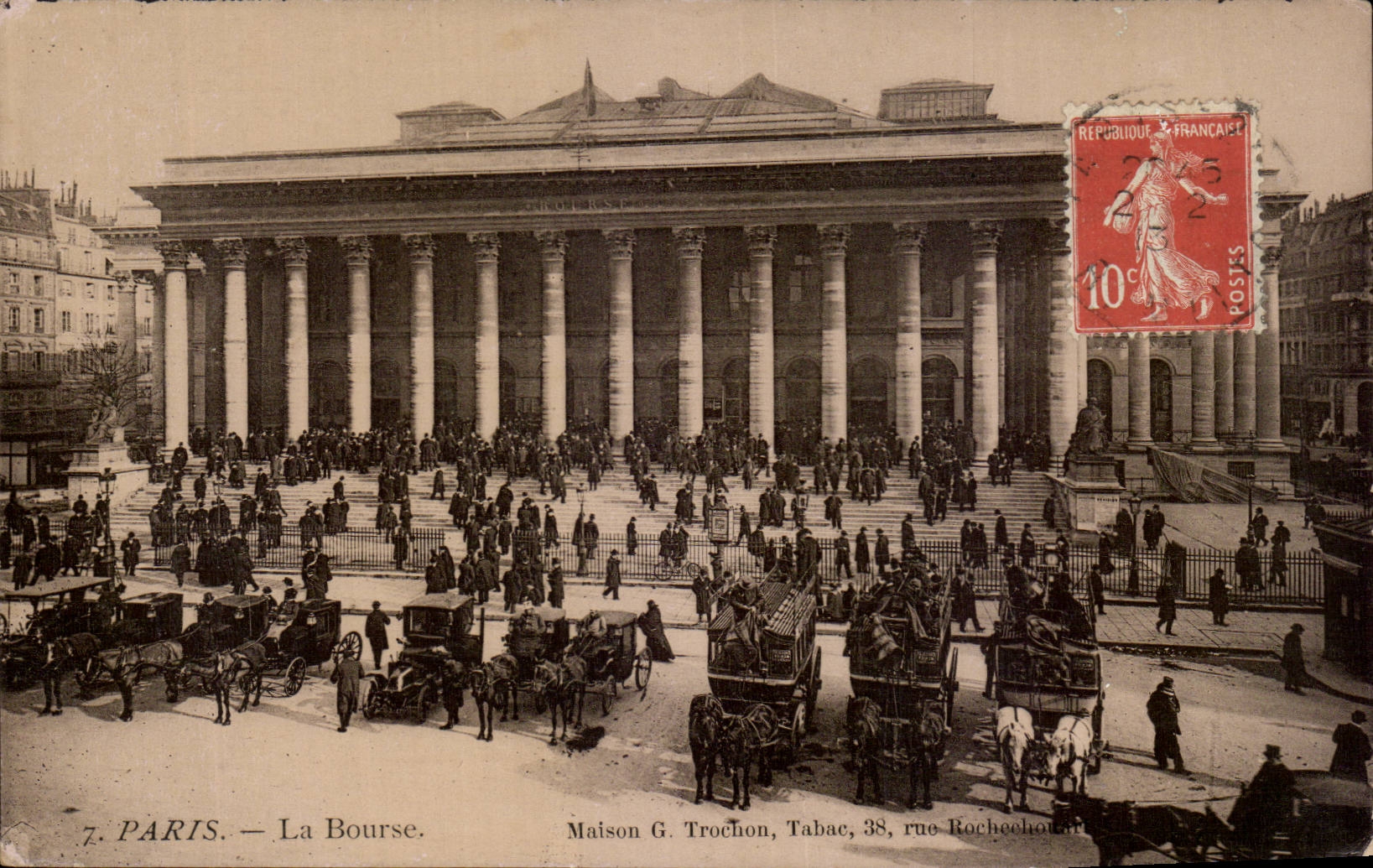 Paris CPA La Bourse