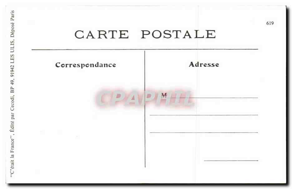 REPRODUCTION Oinville Le depart du courrier au quartier de Bachambre Environs de Meulan — Back