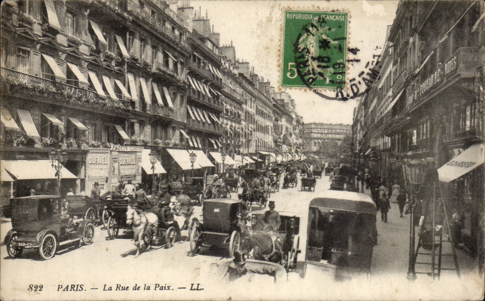 Paris CPA La rue de la Paix