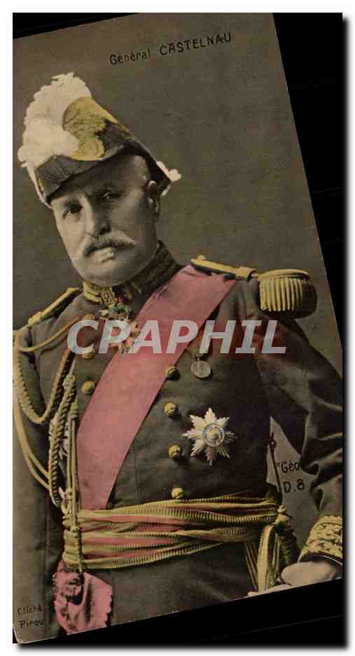 CPA Generale Castelnau (militaria)
