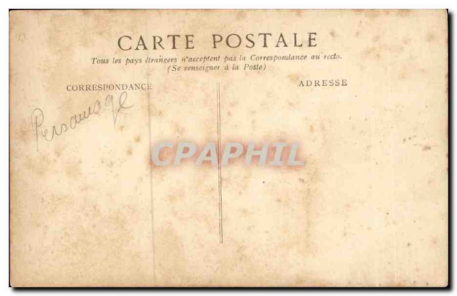 CPA Generale Castelnau (militaria) — Rückseite