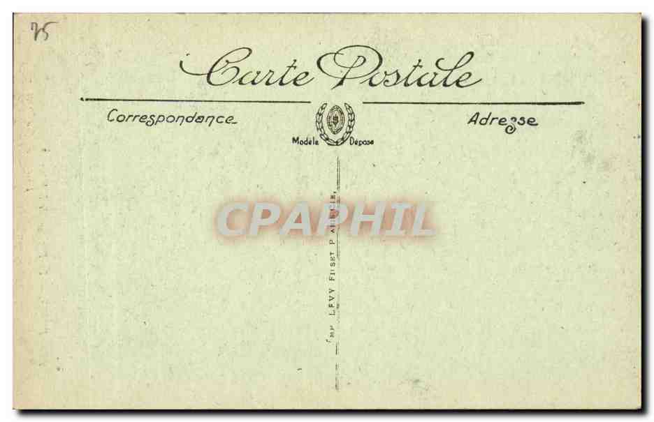 Paris CPA Le pavillon de Rohen et les jardins des Tuileries — Rückseite