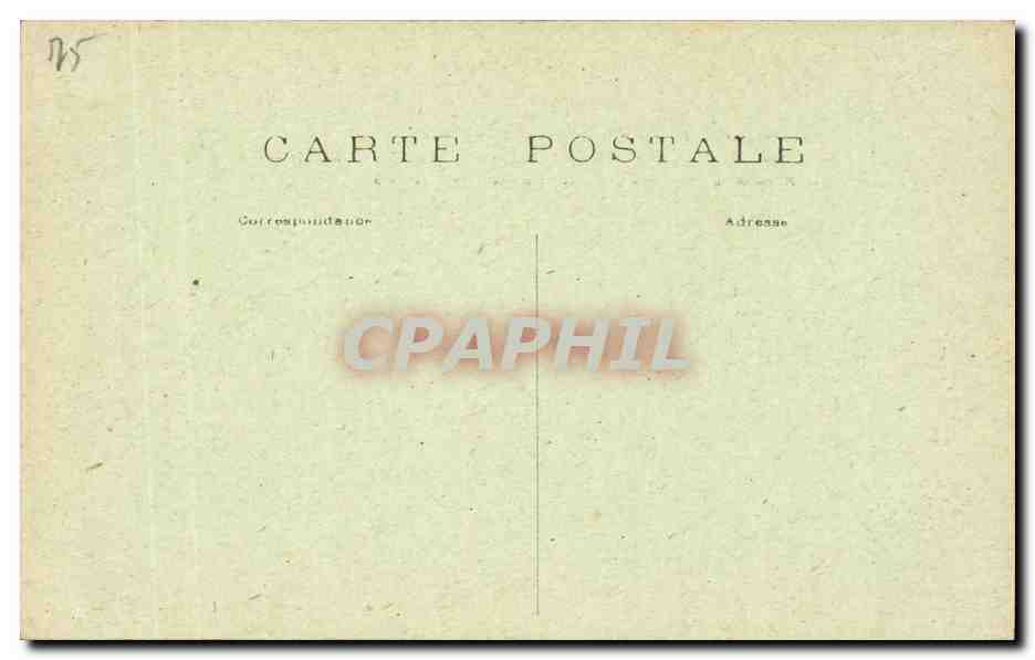 Paris CPA Palais des Archives Nationales — Verso