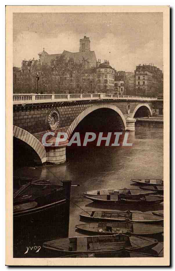 Paris CPA Le pont Louis Philippe 